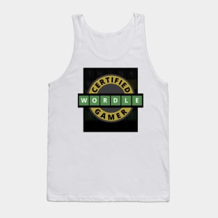 Certified Wordle Gamer - Wordle Tank Top